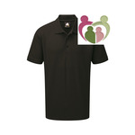 1150-15 Unisex Eagle Premium Polo Shirt - BLACK - WCG