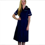 DVDDR Female Nursing Dress - NAVY/WHITE TRIM - WCG